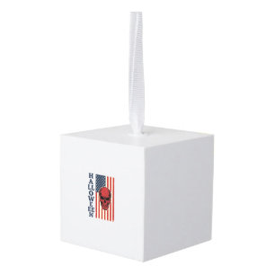 Halloween Schedel Patriottische Vintage Verschrikk Decoratie