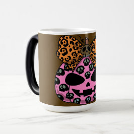 Halloween,Schedel Patroon ,Gezicht Pompoen, Modern Magische Mok
