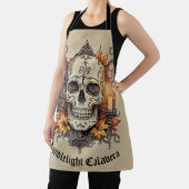Halloween,Schedel Patroon, Kaarslicht Calavera, Schort (Insitu)