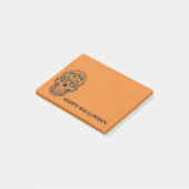 Halloween Schedel Post-it® Notes (Schuin)