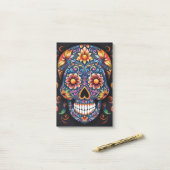 Halloween Schedel Post-it® Notes (Op bureau)