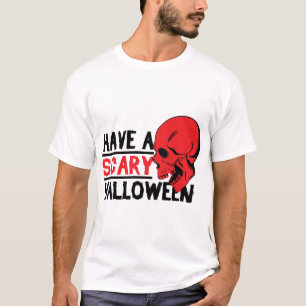 Halloween Schedel - Prettig Halloween T-shirt