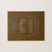 Halloween schedel puzzel (Horizontaal)