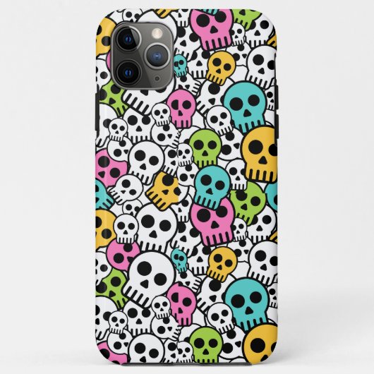 Halloween schedel roze gotische Hoesje-Mate iPhone Case-Mate iPhone Case (Achterkant)