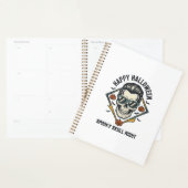 Halloween Schedel Shirt Vintage Gravure Grafisch_1 Planner (Display)