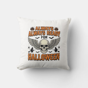 Halloween Schedel Shirt Vintage Gravure Griezels S Kussen