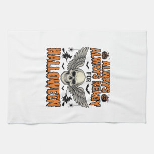 Halloween Schedel Shirt Vintage Gravure Griezels S Theedoek