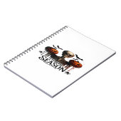 Halloween Schedel Skelet Notitieboek (Linkerzijde)