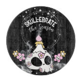Halloween Schedel Snijplank Schaal  (Voorkant)