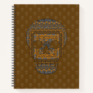 Halloween Schedel Spiraal Notebook Notitieboek