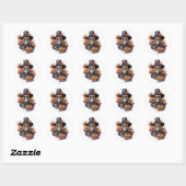 Halloween schedel Stickers (Vel)