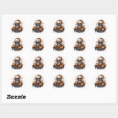 Halloween schedel Stickers (Vel)
