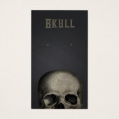 Halloween Schedel Thema Oorbellen Displaykaart Visitekaartje (Voorkant)