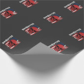 Halloween Schedel Vlag Vector Ontwerp_1 Cadeaupapier (Hoek)