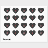 Halloween Schedel Vlag Vector Ontwerp_1 Hart Sticker (Vel)