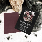 Halloween schedel vond ze haar boo Vrijgezellenfee Kaart