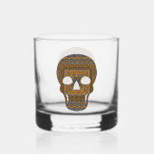 Halloween Schedel Whisky Glas (Achterkant)