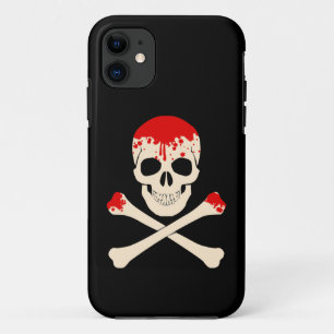 halloween schedelbeenderen bloederig skelet Case-Mate iPhone case