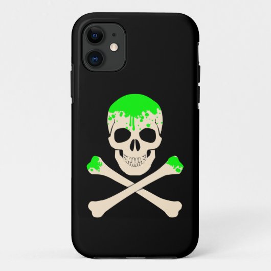 halloween schedelbeenderen slikbeenderstel Case-Mate iPhone case (Achterkant)