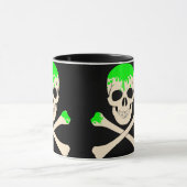 halloween schedelbeenderen slikbeenderstel mok (Midden)