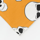 Halloween Schedelpatroon Fleece Deken (Hoek)