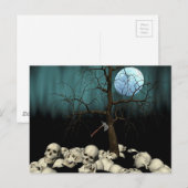 Halloween Schedels Briefkaart (Voorkant / Achterkant)