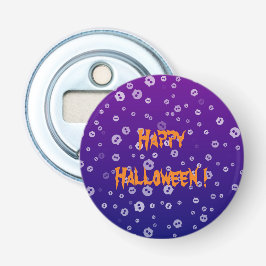 Halloween schedels button flesopener