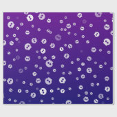 Halloween schedels cadeaupapier (Vlak)