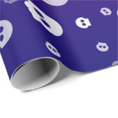 Halloween schedels cadeaupapier (Rol Hoek)
