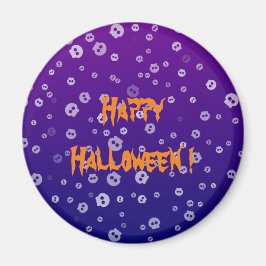 Halloween schedels magneet