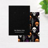 Halloween schedels oorbel display Kaart (Bureau)