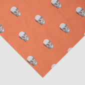 Halloween schedels tissuepapier cadeautaszak vulle (Detail)