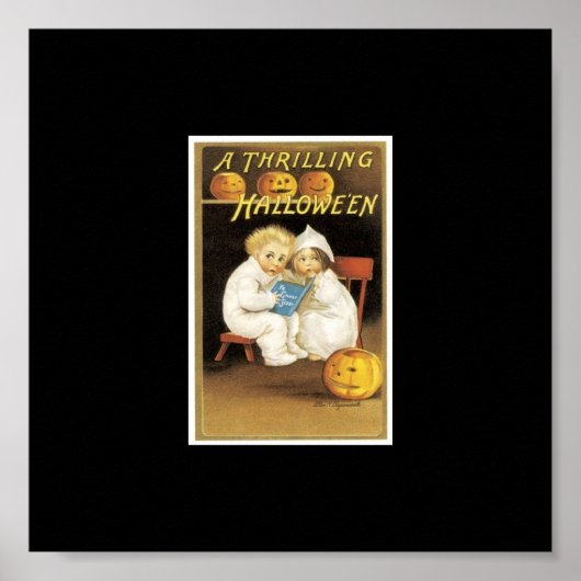 Halloween schilderen van kinderen die het verhaal poster (Voorkant)