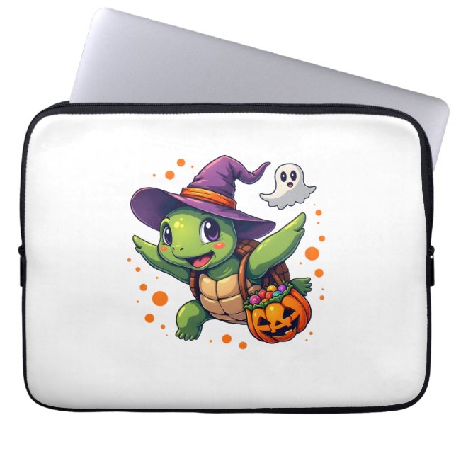Halloween Schildpad Tortoise Kostuum Mannen Vrouwe Laptop Sleeve (Voorkant)