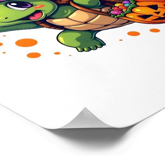 Halloween Schildpad Tortoise Kostuum Mannen Vrouwe Poster (Hoek)