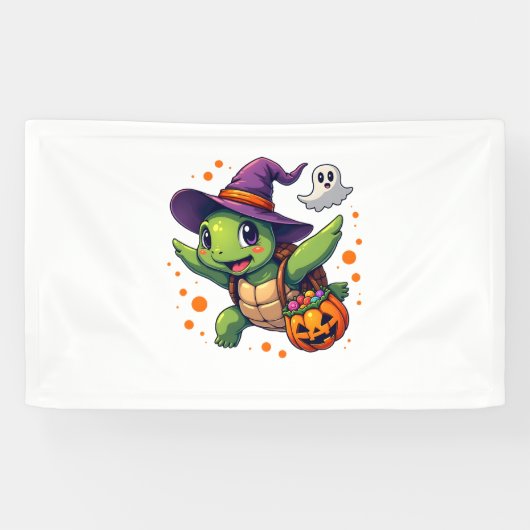 Halloween Schildpad Tortoise Kostuum Mannen Vrouwe Spandoek (Horizontaal)