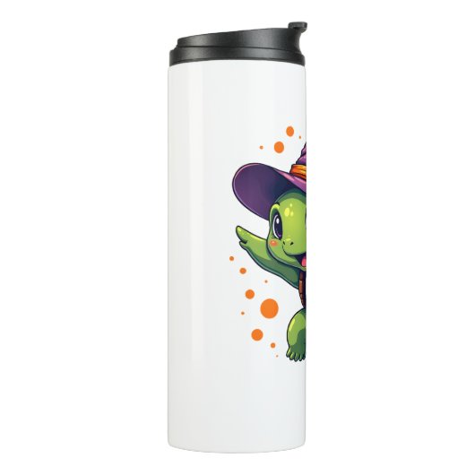 Halloween Schildpad Tortoise Kostuum Mannen Vrouwe Thermosbeker (Gedraaid links)