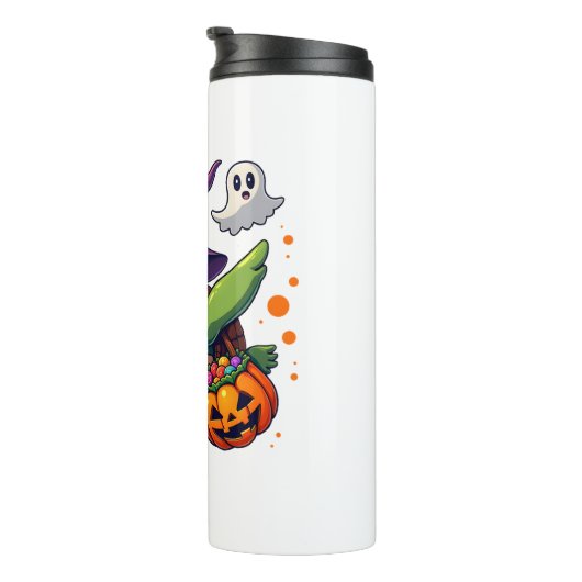 Halloween Schildpad Tortoise Kostuum Mannen Vrouwe Thermosbeker (Geroteerd rechts)