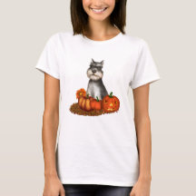 Halloween Schnauzer T-shirt