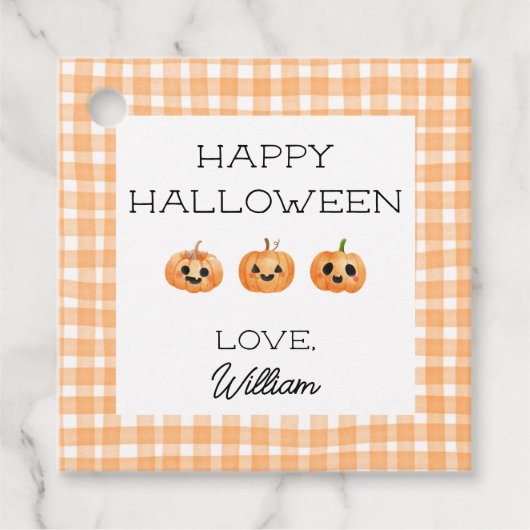Halloween School Class Party Gift Treat Label (Voorkant)
