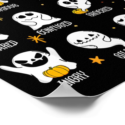 Halloween School Counselor Don't Ghost Your Feelin Poster (Hoek)