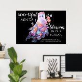 Halloween School personeel dank u horizontaal Poster (Thuiskantoor)