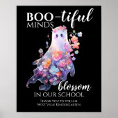 Halloween School personeel dank u Poster (Voorkant)