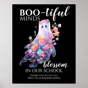 Halloween School personeel dank u Poster