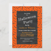 Halloween schoolbord kaart (Voorkant)