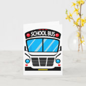 Halloween schoolbus kostuum voor volwassenen en ki kaart (Gele Bloem)