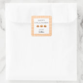 Halloween Schoolfeest Cadeau Behandeling Tag Label (Tas)