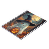 Halloween schoolschrift - Griezelige terug naar sc Notitieboek (Linkerzijde)