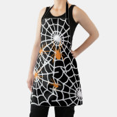 Halloween Schorten, Happy Halloween Spider Web Che Schort (Insitu)