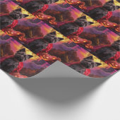 Halloween Schotse Terrier Vampire Pumpkins eng Cadeaupapier (Hoek)